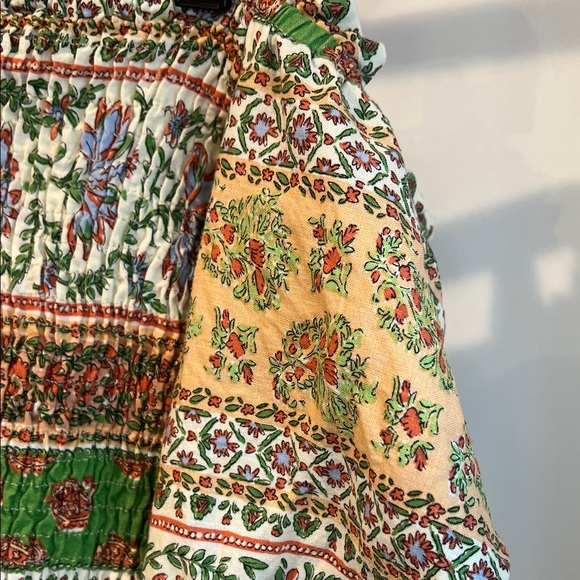 Zara Multicolor Floral Off-Shoulder Blouse - Picture 6 of 7